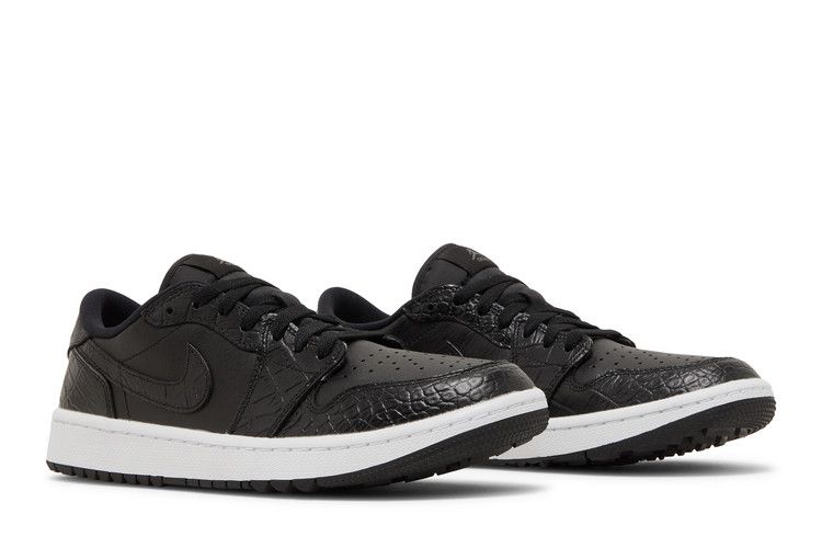 Men's Sneakers Jordan 1 Retro Low Golf Black Croc Black/Black/Iron Grey/White