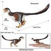 Cognitive Large Stegosaurus Solid Dinosaur Toy: Jurassic Simulation Animal Figure for Kids