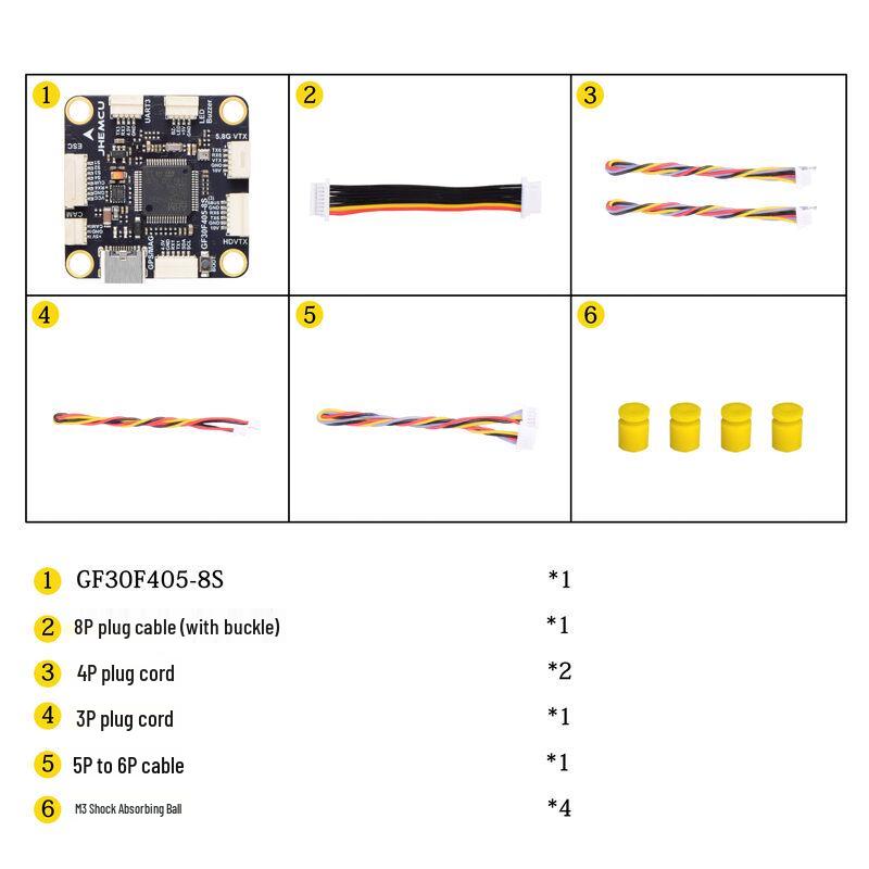Jinhang 8S FPV Drone Electronic Components
