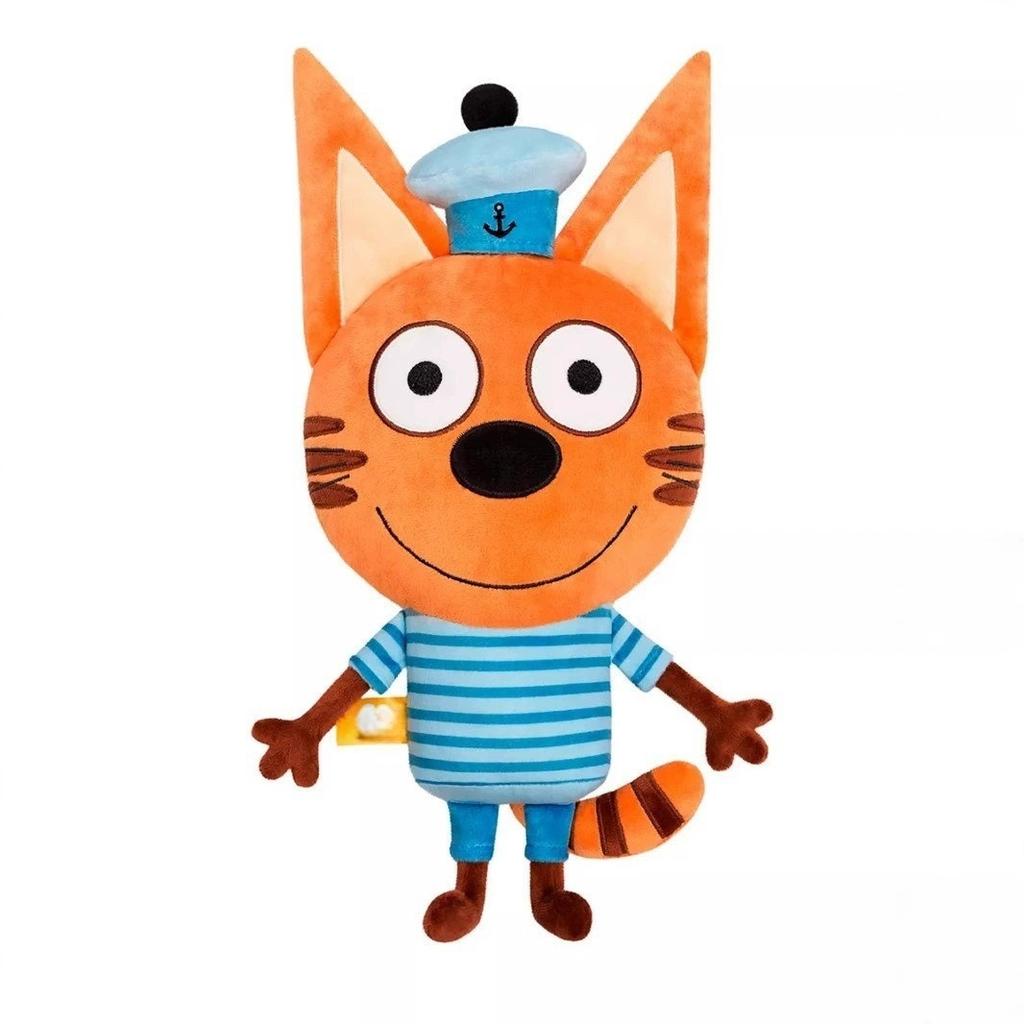 Kid-e-Cats Cartoon Toy Karamelka Three Cat Plush Toy