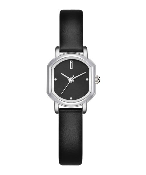 [BLANCIERE] BLANCIERE Ciel Classic Dot Black Square Leather Women s Watch BW10925L-WBBK NONE