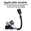 1 Pair Black Headlight Conversion P-N-P Wire Harness Adapters for Toyota Tacoma 2016-2023 Compatible Vehicle Fit