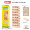 Childrens Wooden Stacking Blocks Set With Balance And Cognition For Family Play