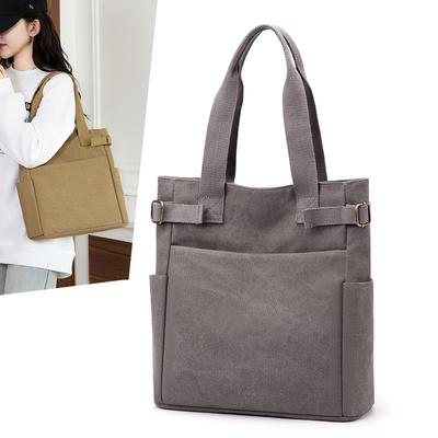 Canvas Tote Women's Bag Shoulder Bag Fashion Large Capacity Women's Handbag Cloth Bag Casual Handbag Travel Backpack