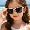 Rennes new children's large box fashion versatile sunglasses outdoor travel candy-colored sunglasses