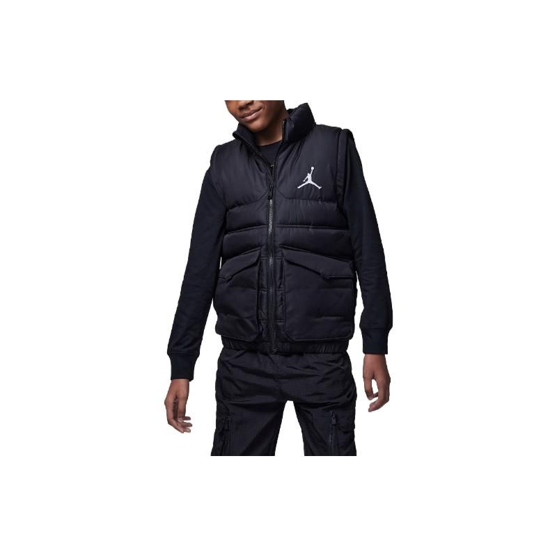 

Nike Однотонный жилет без рукавов на молнии со стойкой для детей Черный 95B662-023 M