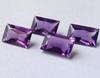 AAA+ Amethyst Big Rectangle Faceted Cut Gemstone | Calibrated Loose Gemstone | Custom Sizes Available