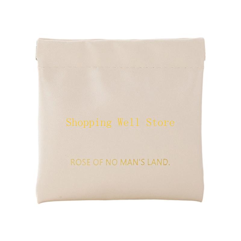 KX4B Automatic Closure Cosmetic Organizers PU Leather Travel Portable Storage small