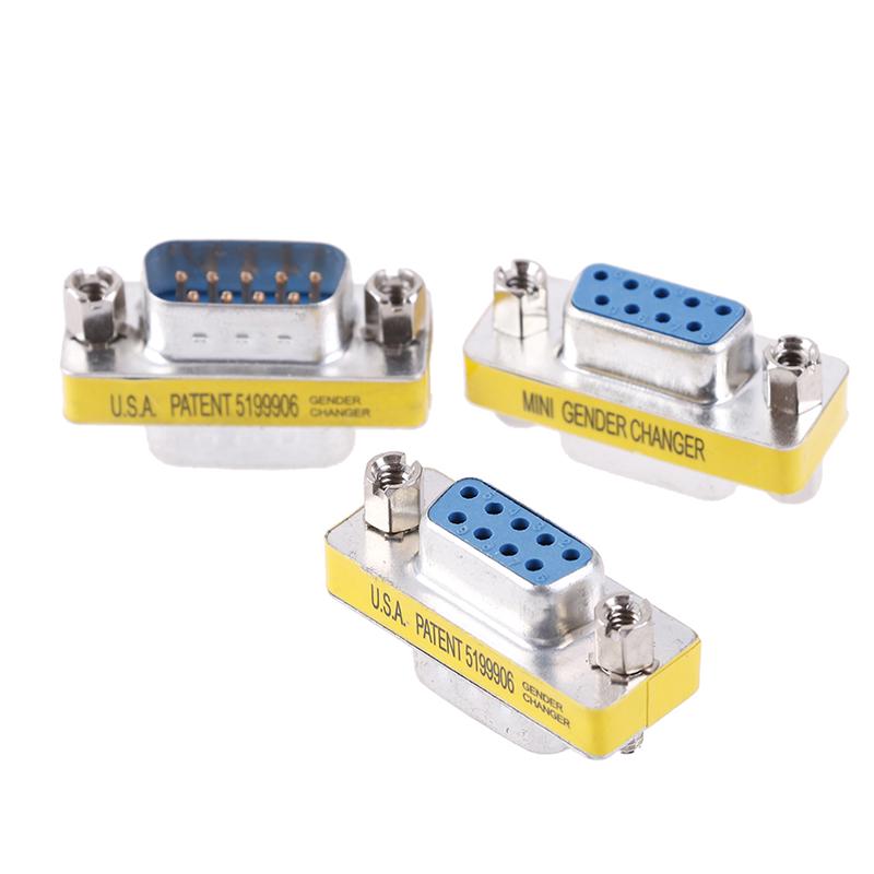 

Db9 D-Sub 9Pin Разъемы Мини-адаптер для смены пола Последовательный разъем Rs232 A1