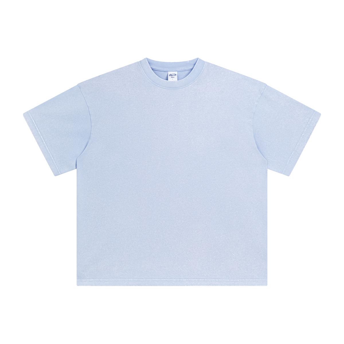 325 г/м² 100% хлопок стираная футболка с индивидуальным рисунком принт мужские футболки S