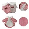 Warm Cozy Autumn Winter Pet Dog Jacket for Small Medium Dogs Cats - Thicken Fleece Puppy Clothing for Schnauzer Pug Chihuahua