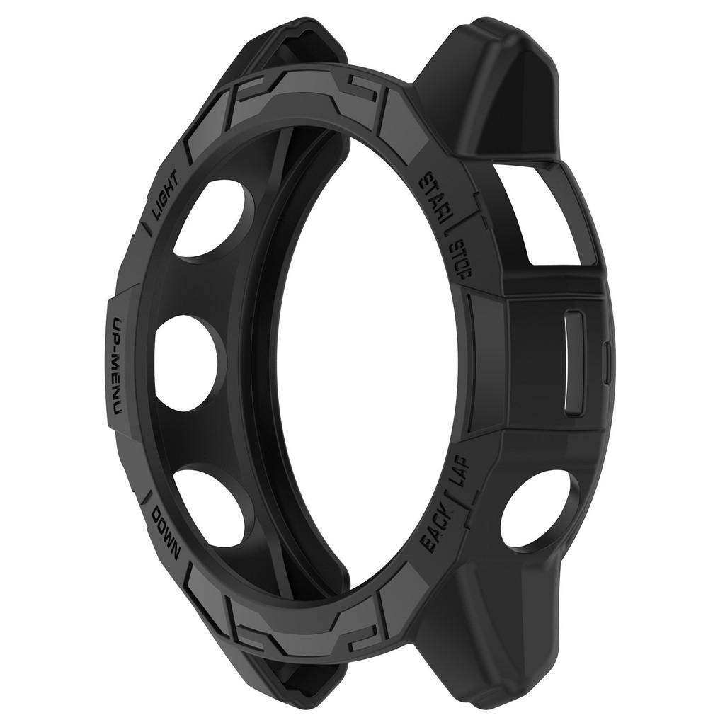 Мягкий ТПУ чехол для часов Garmin Fenix E 47 мм, защитная накладка-бампер для Garmin Fenix E 47 мм Fenix E 47mm чёрный