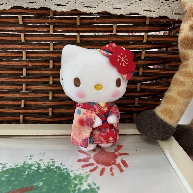 Sanrio Hello Kitty Kimono Plush Toy With Standing Design For Kids And Collectors