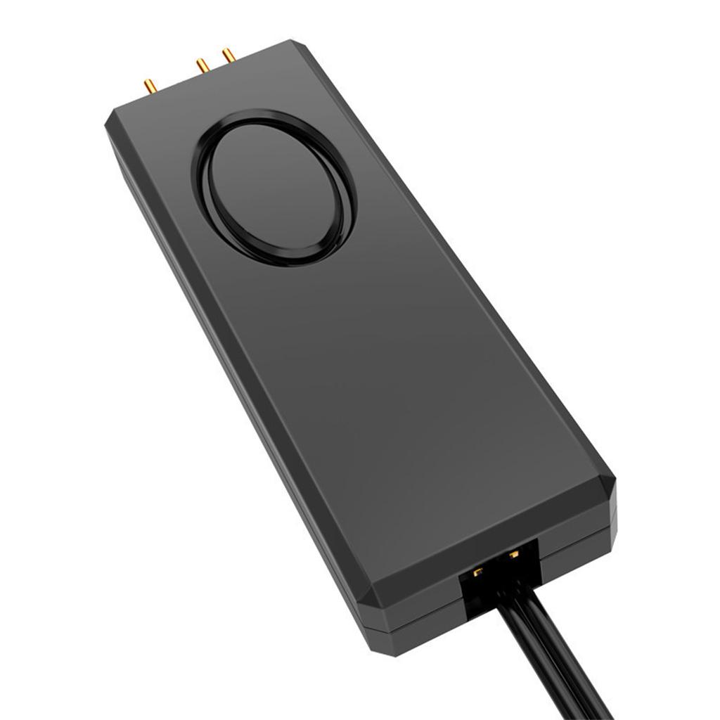 Portable 5V ARGB Lighting Controller for Computer Case, 3Pin ARGB Manual Controller Compatible for Fans and Strips