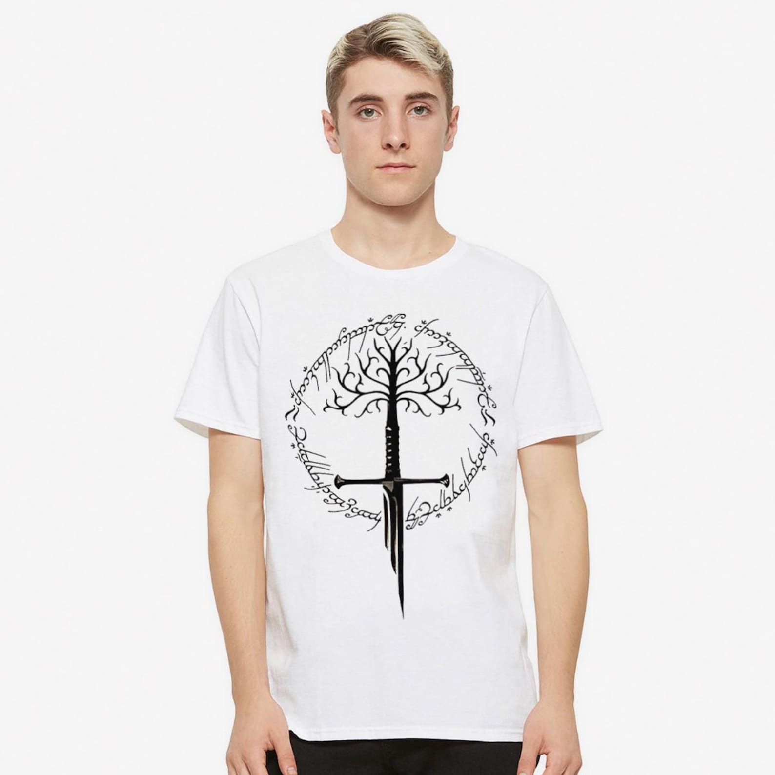 LOTR Narsil Sword T-Shirt, J. R. R. Tolkien Shirt, Men s Women s Sizes (LTR-710690) S