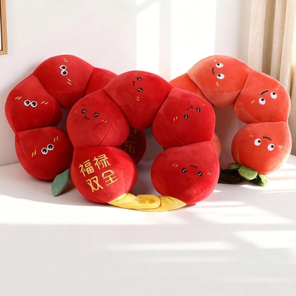 Children's Gifts Tanghulu Shape U-shaped Pillow Ergonomics Portable Travel Neck Cushion Cute Airplane Nap Pad Car
