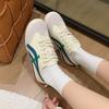 Retro color matching German training shoes women's autumn thin versatile flat-soled Forrest Gump shoes sports and leisure board shoes