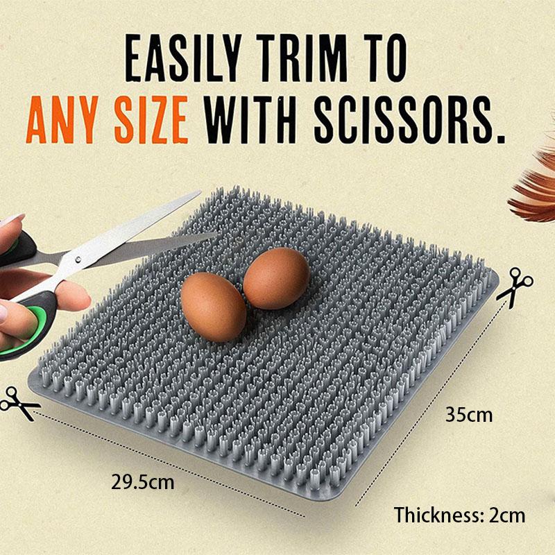 Chicken Nesting Box Pads (6 PACK) | Washable Plastic Nesting Box Liners | Chicken Bedding, Nesting Pads, Chicken Laying Boxes