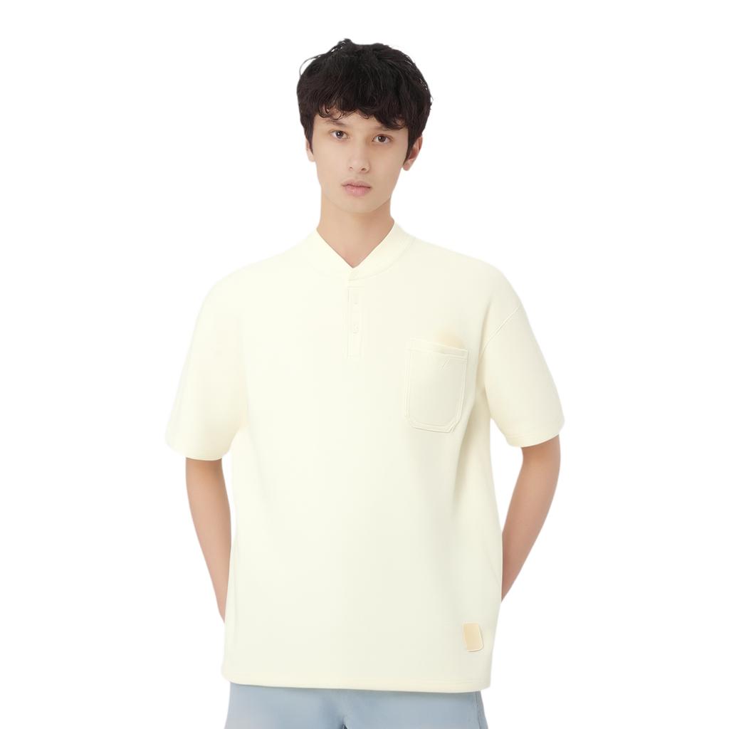 Li Ning x CHENGLONG,LIANMINGKUAN Polo Shirt Men's Papyrus White APLU029-2