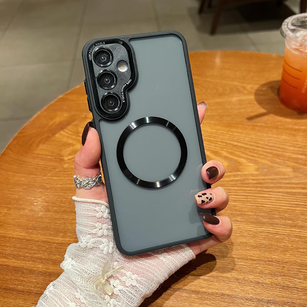 Hawkeye Magnetic Suction Ring Mobile Phone Case Is Suitable for Samsung S25ULTRA Trend S25 All-inclusive A55/A56/A16/A06