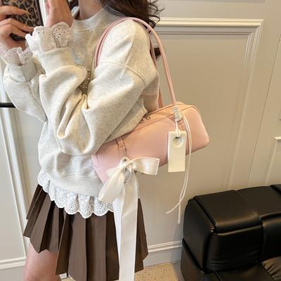 Neuer Nischen-Ballettstil einfache Schleife Baguette-Tasche vielseitige High-End-Umhängetasche Damen