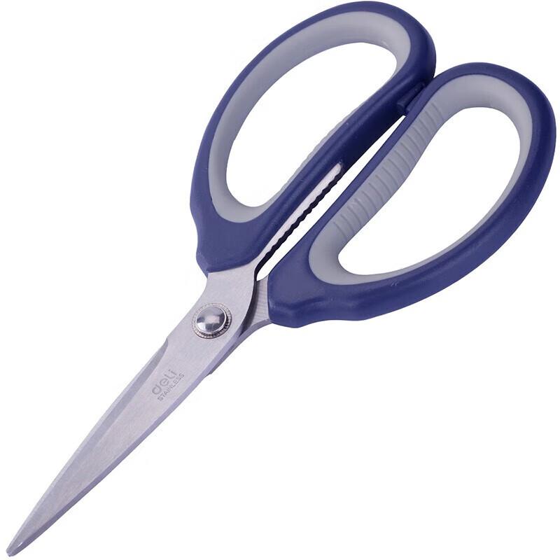 Deli 6047 Stainless Steel Household Scissors (6-Pack)