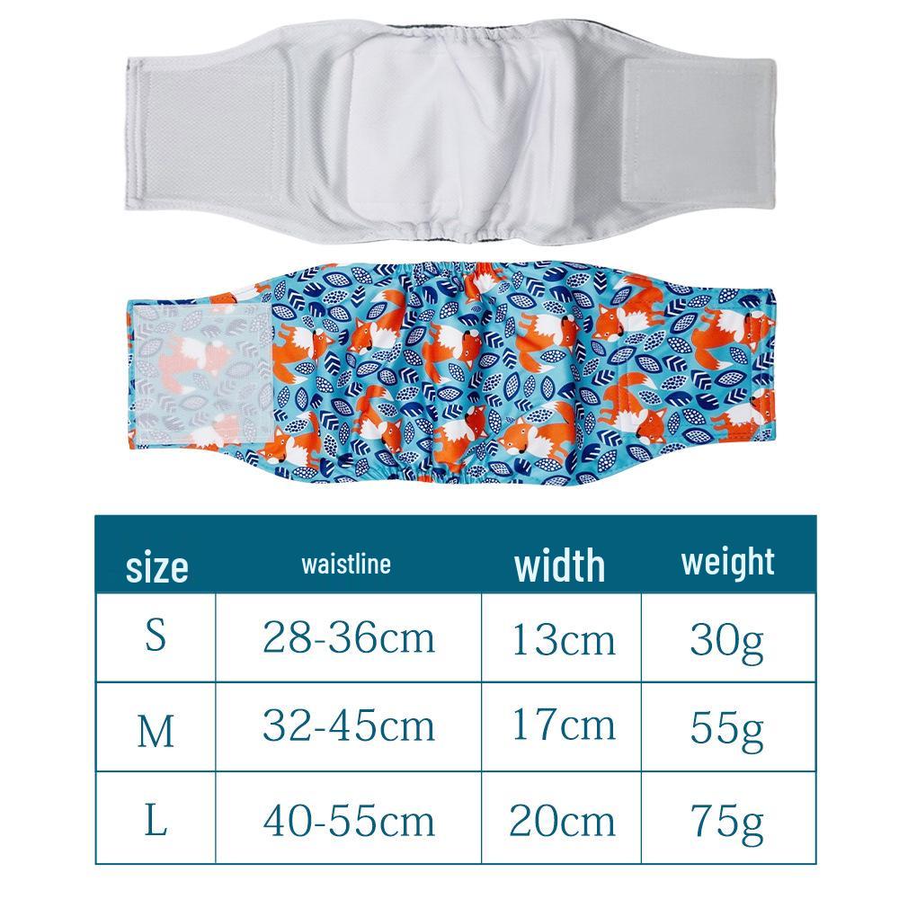 Waterproof Custom Male Dog Diapers – Anti-Harassment Physiological Pants & Courtesy Belt