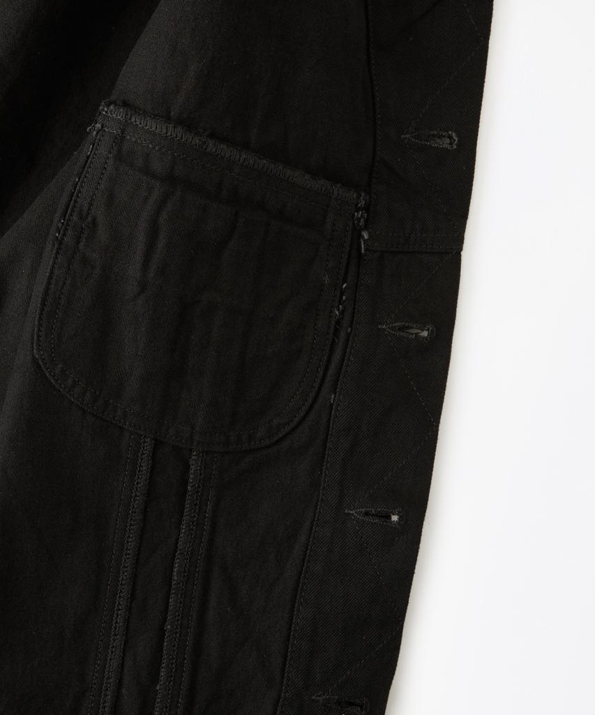 Outstanding 50S Western Rider Selvedge Jacket_Black