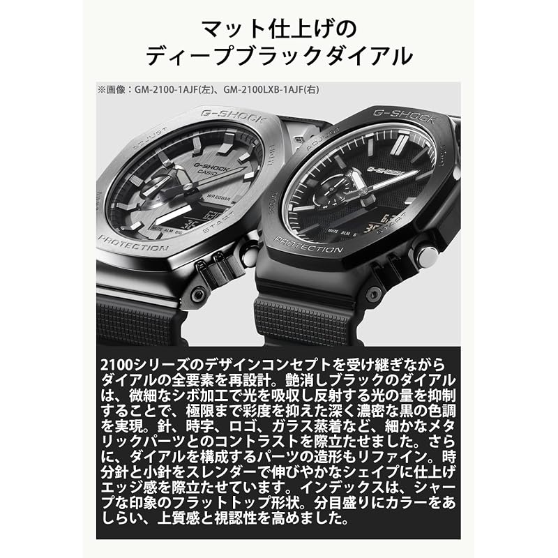 [Casio] G-Shock Watch [Domestic Genuine Product] Environmentally Friendly Materials GM-2100LXB-1AJF Men's Black