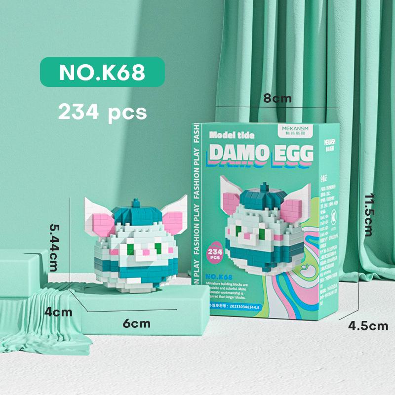 Stitch Building Blocks Anime Kawaii Cartoon mini Action Children's Figures Blocks Bricks Assemble DIY Toys Gift for Kids