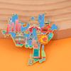 Liangshan City Metal Refrigerator Magnet - Creative Cultural Travel Souvenir 2025