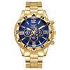 Men's Business Watch Stainless Steel Sports Quartz Wristwatch