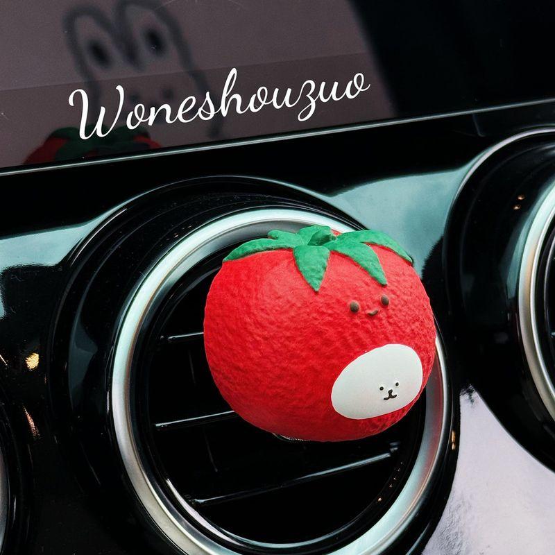 

Car Perfume Aromatherapy Cute Vegetable Potato Eggplant Tomato Cartoon Air Vent Decoration Fragrance Diffuser Stone Light Scent Cute Tomato Other notes