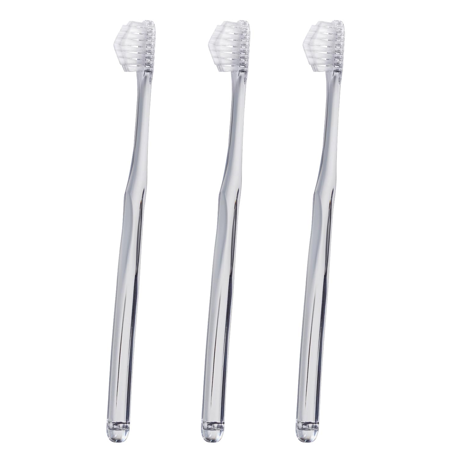 

Miracle Toothbrush: Removes Dirt with Just a Swipe, Adult Clear Black, Set of 3 [Authentic] [Official]