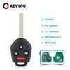 KEYYOU Keyless Remote Car Key For Subaru Outback Legacy 2011 2012 2013 2014 ASK FCCID CWTWB1U811 3+1 4 Buttons 315Mhz 4D60 Chip