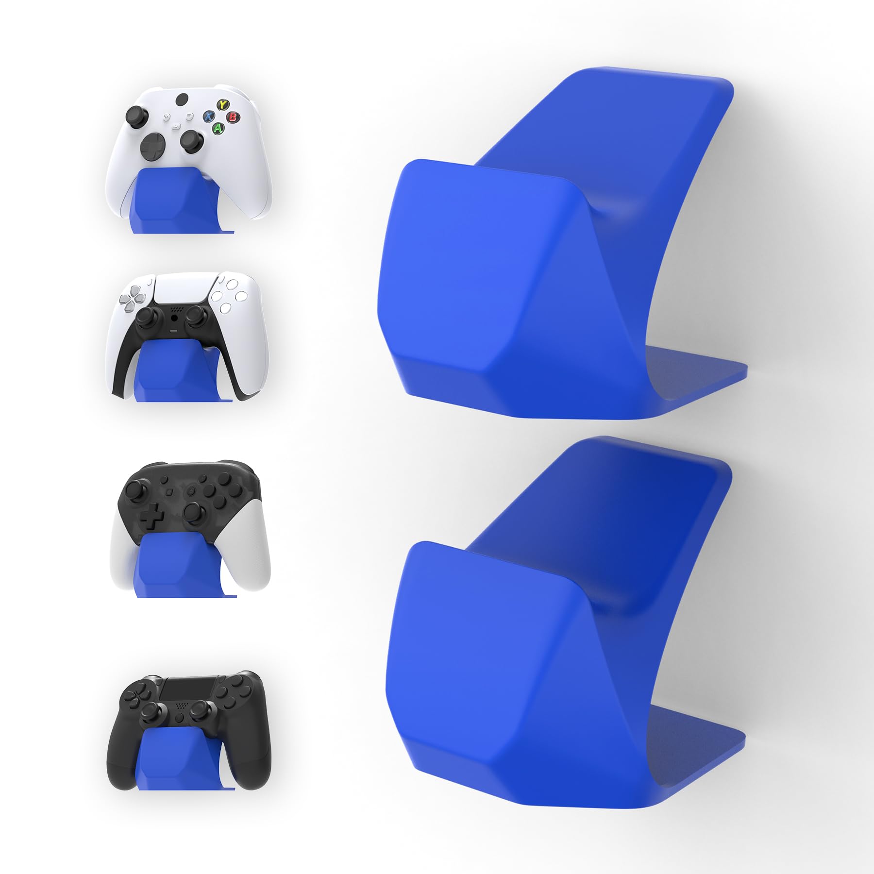 

Підставка для ігрових контролерів PlayVital для PS5 та PS4, підставка для контролерів серії Xbox та підставка для зберігання контролерів Switch Pro синій