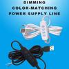 DC5V LED Dimmer Extension Cord Dimming Color Matching Extension Cable Dimming Controllers for LED Light, Ribbon Light