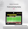 Luya Bait  Artificial Soft Bait Fish T-Tail 3D Fish-Eye Lead Hook Crank Hook Light Seawater Pop Bass