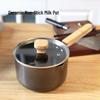 Non-Stick Maifan Stone Milk Pan with Handle - Small Soup & Noodle Pot for Induction Cookers