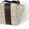 BVLGARI Bag Shoulder Bag Logo mania With porch Tote Bag Canvas/Leather Beige