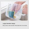 2.5L Baking Measuring Cup Scale Mixing Bowl with Lid Transparent Plastic Mixing Cup for Home Kitchen
