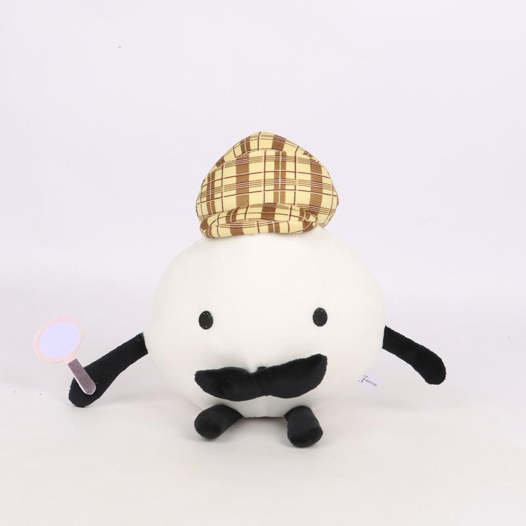 

Очаровательная плюшевая игрушка «Яйцо-детектив» для детей из мягкого короткого плюша, идеально подходящая для игр