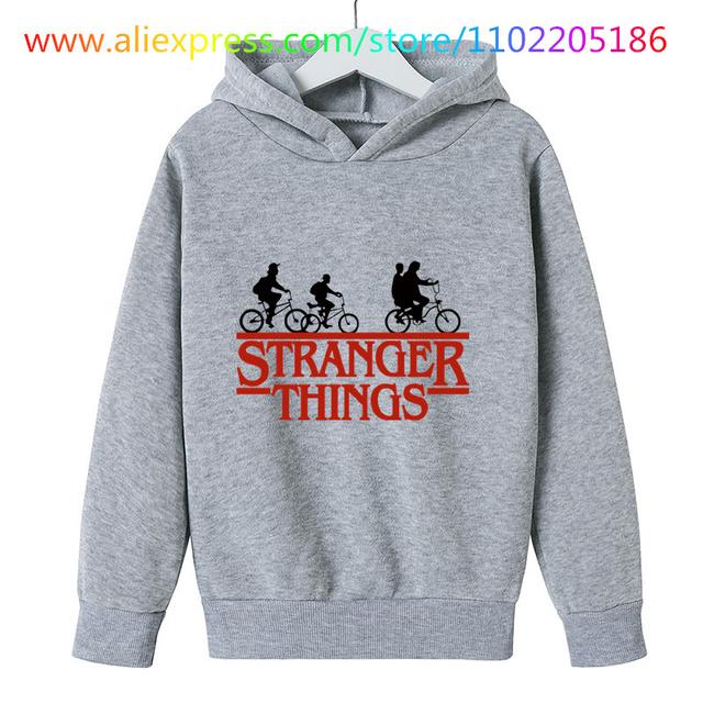 2025 Kinderbekleidung Club Sweatshirts 4-14 Jahre Kinder Baby Mädchen Beliebt Stranger Things 5 Kapuzenpullover Bedruckte Kapuzenpullover Lange Ärmel Kinder Oberteile