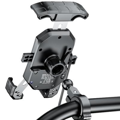 15W Bezvadu Lādētājs Motocikla Telefona Turētājs USB QC2.0/3.0 Viedtālruņa Statīvs Ātra Uzlāde Regulējams Elektriskajam Velosipēdam Motociklam
