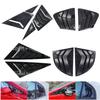 For Honda Civic Sedan 2006-2015 ABS Plastic Front Rear Window Quarter Louver Cover Side Vent Trim Car Adhesive Accessories