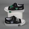 Kids Autumn Breathable Canvas Shoes Boys Girls Comfortable Casual Sneakers