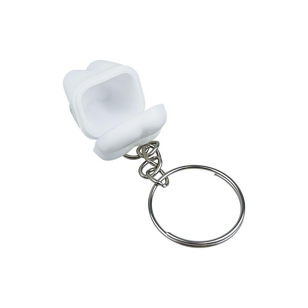 10 buc Forma de dinte cu breloc Cutie pentru dinți de lapte pentru copii Cutii pentru dinți pentru bebeluși Suvenir pentru dinți pentru copii Container de economisire Cadou pentru nou-născut