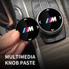 2025 Hot Multimedia Knob Button Cover Interior Sticker For Bmw M Performance M2 M3 M4 M5 M6 1 2 3 4 5 7 Series X4 X5 X7 F10 E39