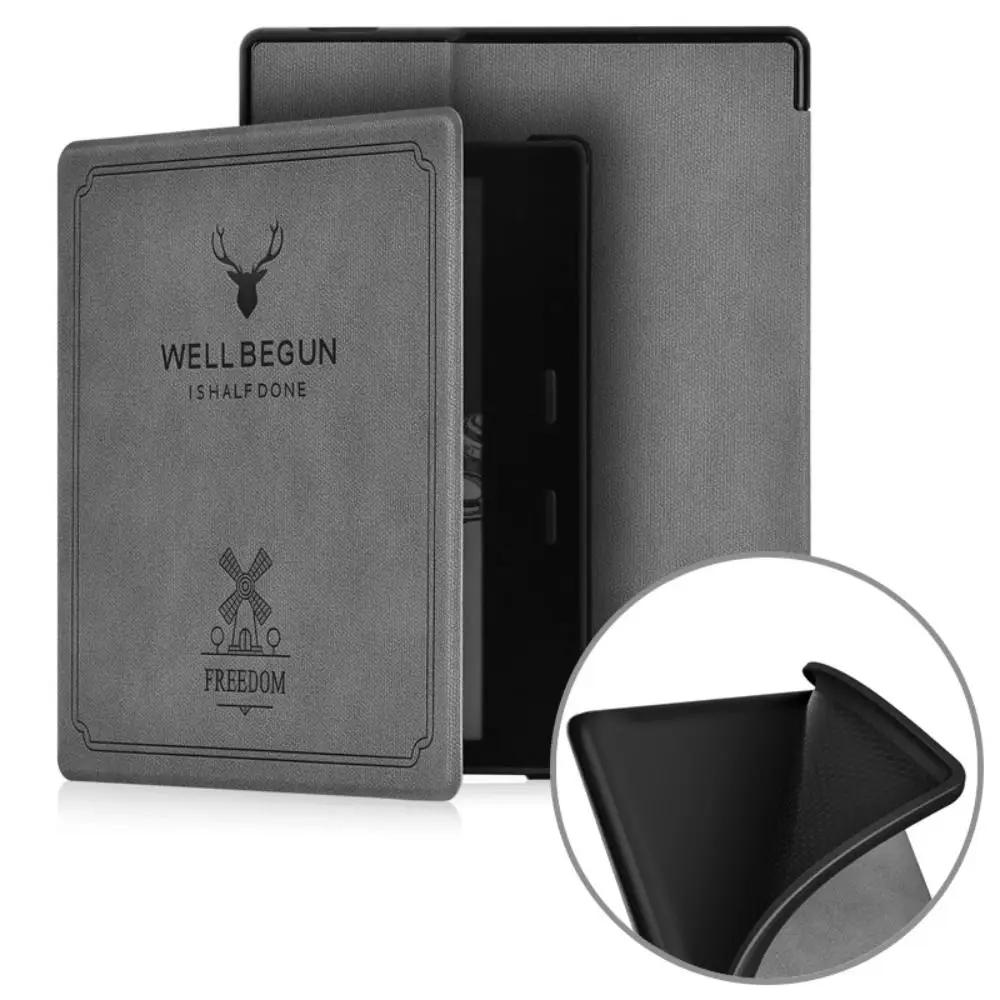 Amazon Kindle Oasis 2/3 Akıllı Kılıf PU Deri 7 İnç E-Kitap Okuyucu Folio Kılıf Otomatik Uyku Koruyucu Kabuk 9/10. Nesil Funda