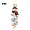 Weatherproof Polyester Holiday Lights Christmas Magic Spiral Hanging LED Light, Decoration with for Porch Entryway Doorway And Outdoor Decor